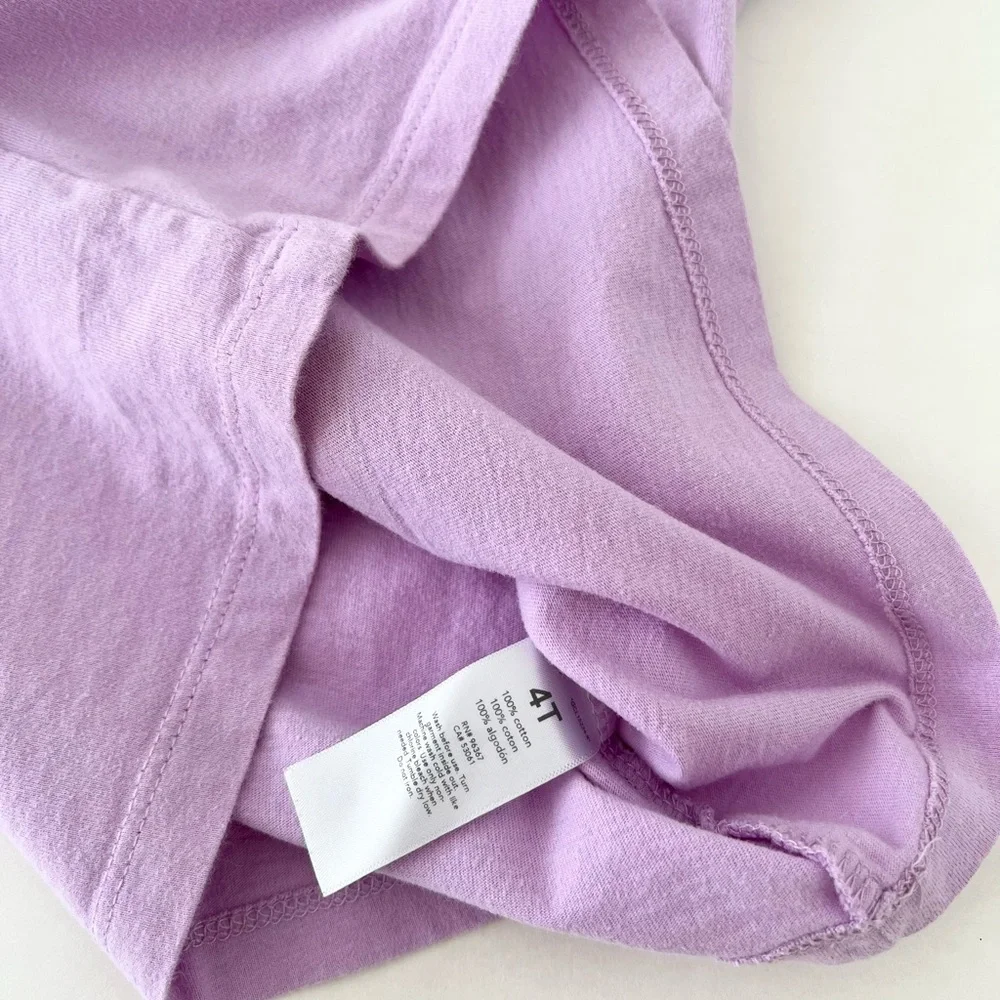 OshKosh B'gosh Lavender Tee with Unicorn Cat Graphic | Girls 4T